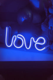 Masaüstü LOVE Neon LED Aydınlatma Işıklı Tablo