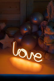 Masaüstü LOVE Neon LED Aydınlatma Işıklı Tablo