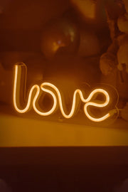 Masaüstü LOVE Neon Led Işıklı Tablo Bonvagon