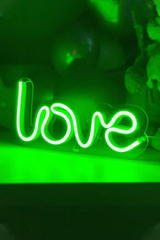Masaüstü LOVE Neon Led Işıklı Tablo Bonvagon