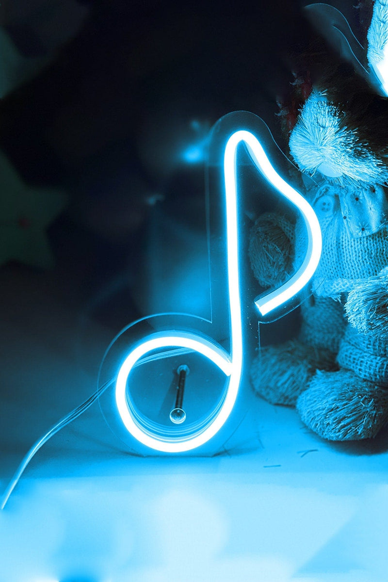 Masaüstü Müzik Notası Neon LED Aydınlatma Işıklı Tablo