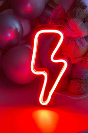 Masaüstü Şimşek Neon LED Aydınlatma Işıklı Tablo