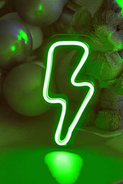 Masaüstü Şimşek Neon LED Aydınlatma Işıklı Tablo