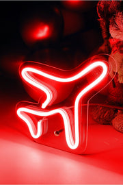 Masaüstü Uçak Neon LED Aydınlatma Işıklı Tablo