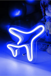 Masaüstü Uçak Neon LED Aydınlatma Işıklı Tablo