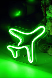 Masaüstü Uçak Neon LED Aydınlatma Işıklı Tablo