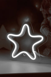 Masaüstü Yıldız Neon Led Işıklı Tablo Bonvagon