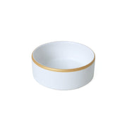 Mat Beyaz Gold Fileli Stackable Yemek / Kahvaltı Takımı 20 Parça 4 Kişilik