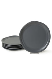 Mat Gri Bloom Pasta Tabağı 24 Cm 6 Adet 959 Bonvagon