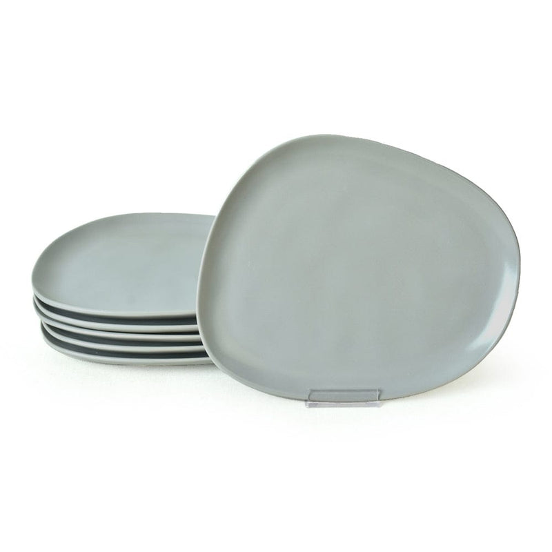 Mat Gri Tetra Servis Tabağı 30cm 6 Adet 995 Bonvagon