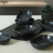 Mat Koyu Gri Noyan Çerezlik 11cm 6 Adet Bonvagon