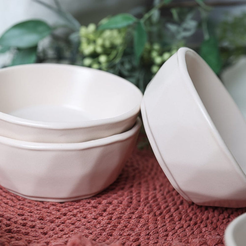 Mat Krem Kristal Çerezlik / Sosluk 12cm 6 Adet Bonvagon