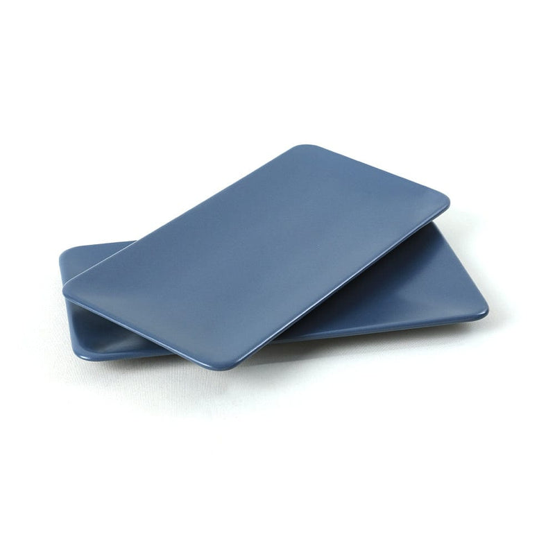 Mat Mavi Siera Kayık Tabak 33cm 2 Adet Bonvagon