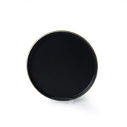 Mat Siyah Gold Fileli Stackable Yemek / Kahvaltı Takımı 20 Parça 4 Kişilik Bonvagon