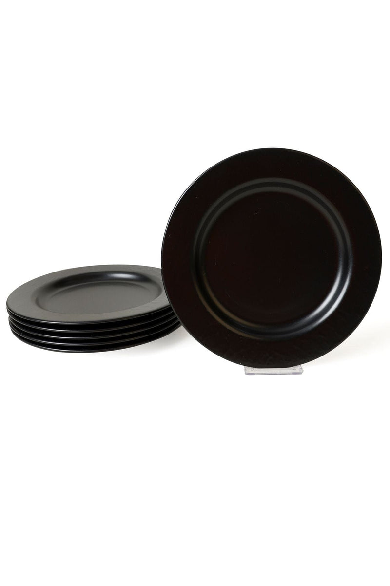 Mat Siyah İyonya Servis Tabağı 26 Cm 6 Adet 956 Bonvagon