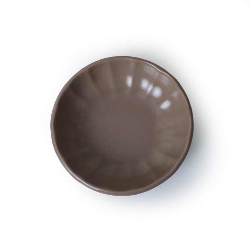 Mat Toprak Taupe Sirius Çerezlik / Sosluk 12cm 6 Adet