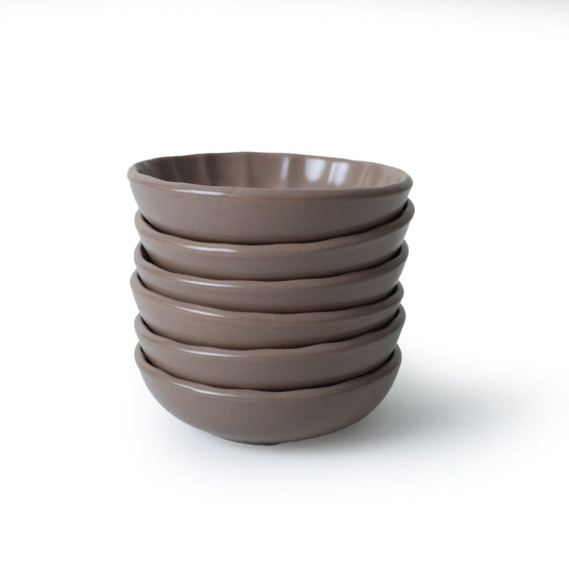 Mat Toprak Taupe Sirius Çerezlik / Sosluk 12cm 6 Adet