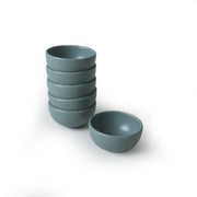 Mat Yeşil Bulut Mini Çerezlik / Sosluk 8cm 6 Adet