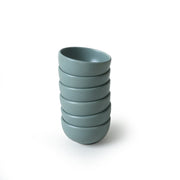 Mat Yeşil Bulut Mini Çerezlik / Sosluk 8cm 6 Adet