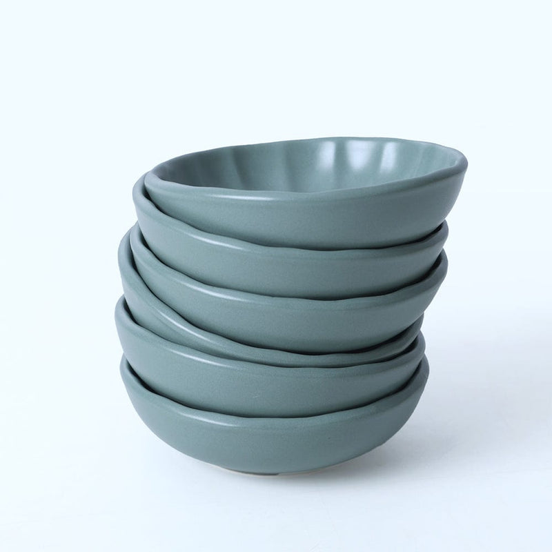 Mat Yeşil Sirius Çerezlik / Sosluk 12cm 6 Adet