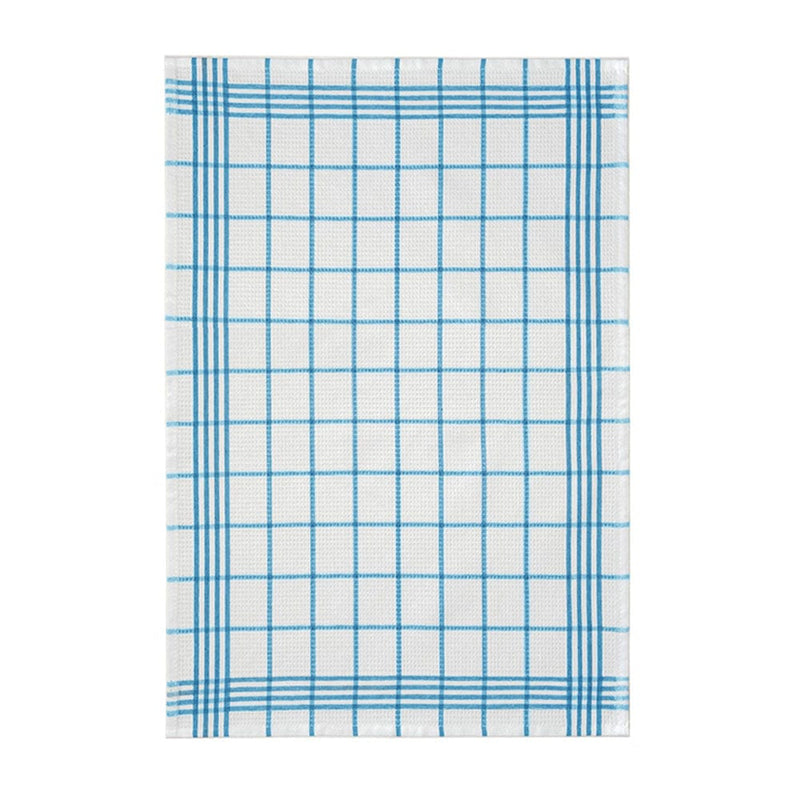 Mavi 3lü Kareli Set Kurulama Bezi Pamuklu Mutfak Havlusu Çok Amaçlı Örtü 50x70cm Bonvagon