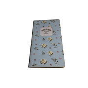 Mavi Çiçekli Defter 170x90mm Bonvagon