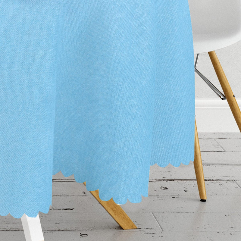 Mavi Pembe Ananas Desenli Modern Leke Tutmaz Masa Örtüsü Bonvagon