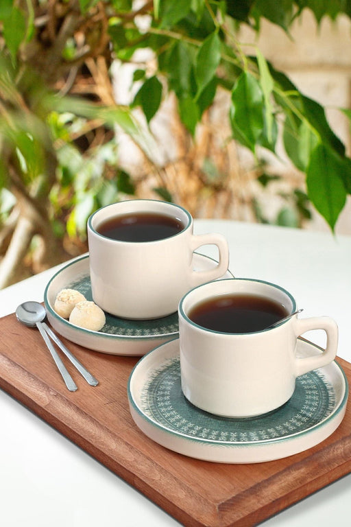 Maya Çay Seti Stackable 6 Kişilik 12 Parça Bonvagon