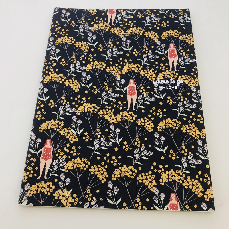 Mayolu Kız Bahçede B5 Çizgili Defter Bonvagon