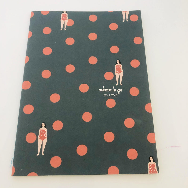 Mayolu Kız Puantiyeli B5 Çizgili Defter Bonvagon