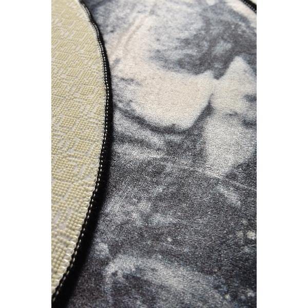 Mermer Dijital Baskılı 100cm Banyo Halısı, Kaymaz Taban, Yıkanabilir Bonvagon