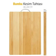 Metal Saplı Bambu Kesim Panosu Bonvagon