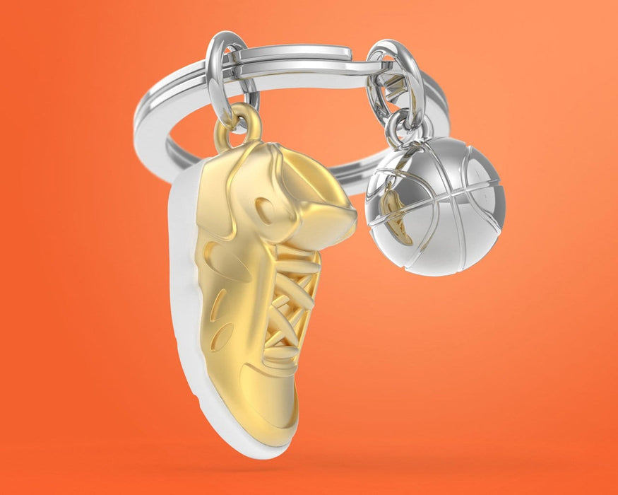 Metalmorphose Basketbol Ayakkabısı Anahtarlık Gold Bonvagon