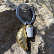 Kruvasan & Kahve Fincanı Anahtarlık Bonvagon Metalmorphose