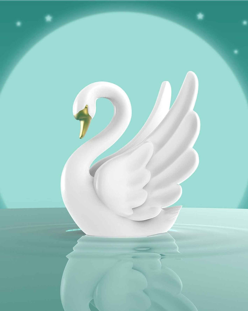 Kuğu Anahtarlık Beyaz Bonvagon Metalmorphose