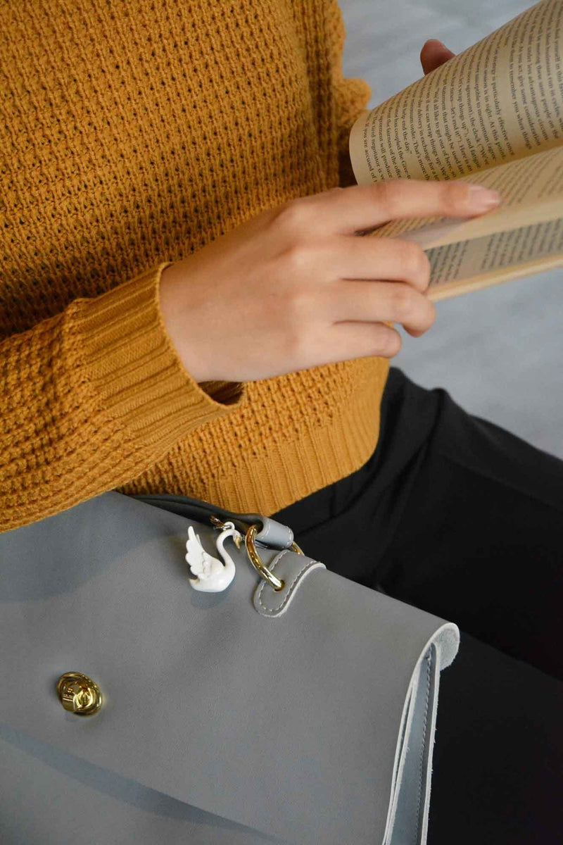 Kuğu Anahtarlık Beyaz Bonvagon Metalmorphose