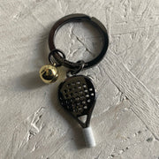 Padel Tenis Anahtarlık Siyah Bonvagon Metalmorphose