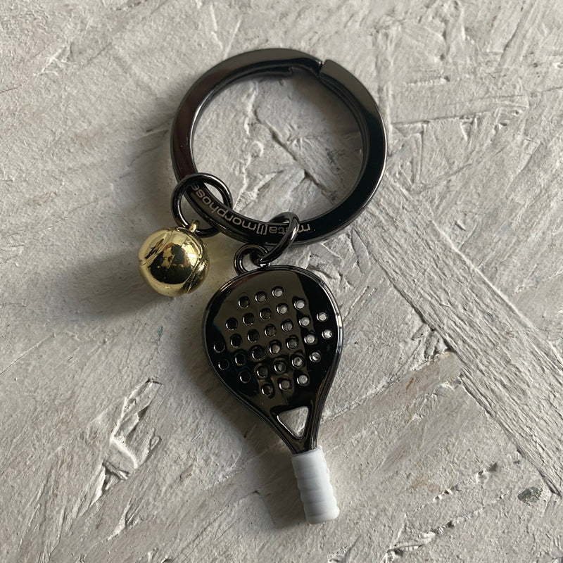 Padel Tenis Anahtarlık Siyah Bonvagon Metalmorphose