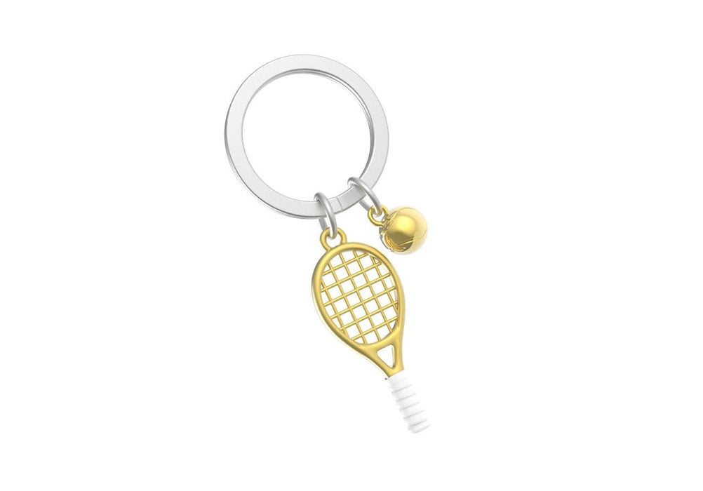 Metalmorphose Tenis Raketi Anahtarlık Gold Bonvagon