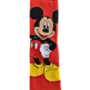 Mickey Mouse Desenli Kırmızı Siyah Renkli Çorap 36-41