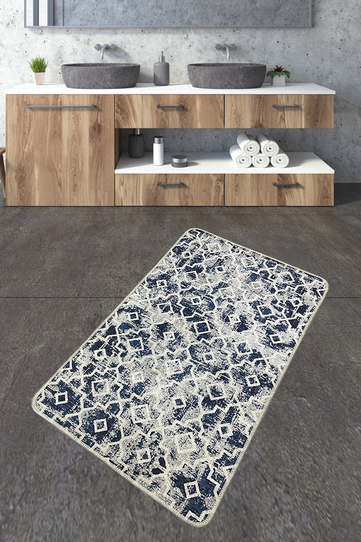 Mine Dijital Banyo Halısı, Kaymaz Taban, Yıkanabilir Bonvagon