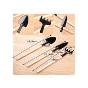 Mini Ahşap Hobi Bahçe Seti 3 Parça Bonvagon