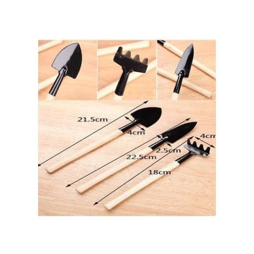 Mini Ahşap Hobi Bahçe Seti 3 Parça Bonvagon