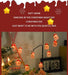 Minik Noel Baba Figürlü 1.5m. Pilli Led Işık Bonvagon