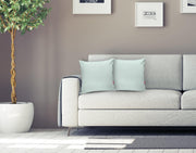 Mint Yeşili Renkl Dijital Baskılı Dekoratif Yastık Kırlent Kılıfı 43x43cm