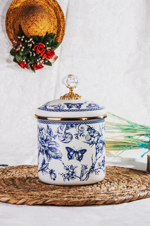 Miss Blue Life Emaye Orta Boy Kavanoz 12 Cm Bonvagon