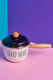 Miss Motto Rafadan Yumurta Ve Sos Tavası Desenli Emaye 12cm 750ml Bonvagon