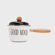 Miss Motto Rafadan Yumurta Ve Sos Tavası Desenli Emaye 12cm 750ml Bonvagon