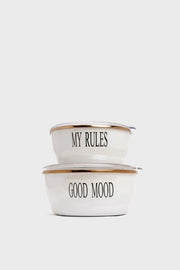 Miss Motto Serisi 2'li Emaye Saklama Kabı 14-16 Cm Bonvagon