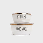 Miss Motto Serisi 2'li Emaye Saklama Kabı 14-16 Cm Bonvagon